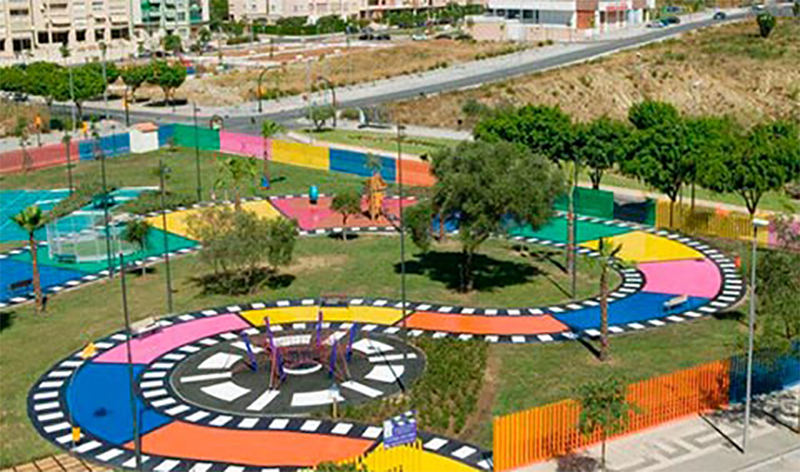 Parque del cine - Parques para visitar en Familia en Málaga