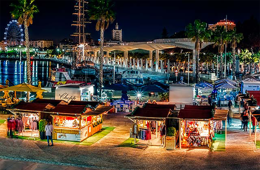 Visitar el mercado navideño - Planes de Navidad en Málaga